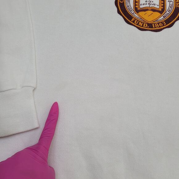 Vintage 80s Boston College Sweatshirt Womens 2XL 23x24 USA - Picture 10 of 14